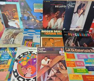 lot 102 image: 12 ASSORTED VINYL RECORDS AS SHOWN.