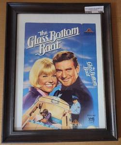 lot 106 image: FRAMED THE GLASS BOTTOM BOAT MOVIE MEMORABILIA AS SHOWN.