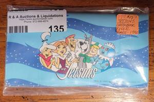 lot 135 image: THE JETSONS 1992 CHECKBOOK COVER IN PACKAGE AS SHOWN.