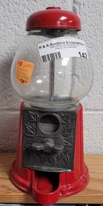 lot 142 image: GUMBALL MACHINE AS SHOWN.