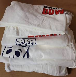 lot 157 image: LOT OF ASSORTED T-SHIRTS AS SHOWN.