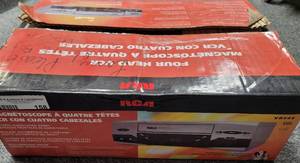 lot 158 image: RCA VCR MODEL VR546 WITH BOX AS SHOWN.