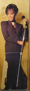 lot 173 image: VINTAGE 1993 WHITNEY HOUSTON LIFESIZE CARDBOARD STANDUP IN STYLECOLORCONDITION SHOWN.