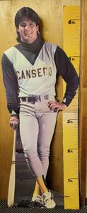 lot 174 image: VINTAGE 1990 JOSE CANSECO LIFESIZE CARDBOARD STANDUP IN STYLECOLORCONDITION SHOWN.