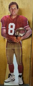 lot 181 image: VINTAGE 1993 STEVE YOUNG LIFESIZE CARDBOARD STANDUP IN STYLECOLORCONDITION SHOWN.