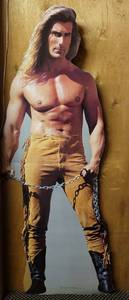 lot 185 image: VINTAGE 1993 FABIO LIFESIZE CARDBOARD STANDUP IN STYLECOLORCONDITION SHOWN.