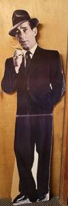 lot 186 image: VINTAGE 1994 HUMPHREY BOGART LIFESIZE CARDBOARD STANDUP IN STYLECOLORCONDITION SHOWN.