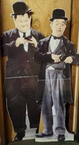 lot 187 image: VINTAGE 1992 LAUREL AND HARDY LIFESIZE CARDBOARD STANDUPS IN STYLECOLORCONDITION SHOWN.