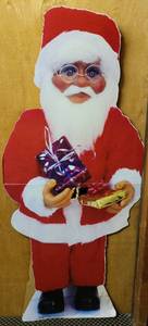 lot 192 image: SANTA CARDBOARD STANDUP IN STYLECOLORCONDITION SHOWN.
