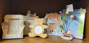 lot 220 image: LOT OF CHILDREN PHOTO FRAMES AND MORE AS SHOWN.