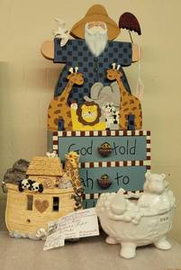 lot 234 image: NOAH  NOAHS ARK RELATED ITEMS AS SHOWN.