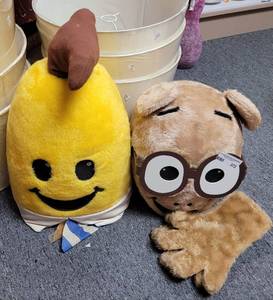 lot 373 image: 2 COSTUME HEADS AS SHOWN.