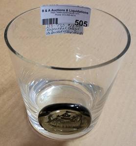 lot 505 image: VINTAGE ROSENTHAL GLASS ICEBUCKET WITH SHIP DESIGN AS SHOWN.