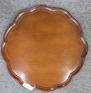 lot 622 image: LARGE WOOD TRAY IN STYLECOLOR  SHOWN.