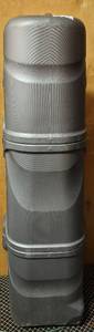 lot 194 image: HARD PLASTIC GOLF CLUB BAG TRAVEL  STORAGE CASE AS SHOWN.