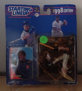 lot 46 image: Starting Lineup Mlb 1998 Barry Bonds Action Figure,giants, Kenner