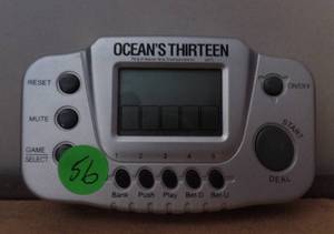 lot 56 image: OCEANS THIRTEEN GAMBLING GAME DEVICE