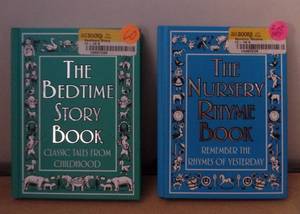 lot 60 image: PAIR OF CHILDREN STORY BOOKS - THE BEDTIME STORY BOOK