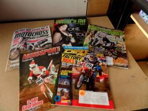 lot 126 image: ASSORTED MOTORCROSS MAGAZINE LOT