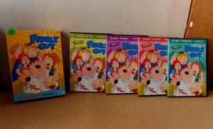 lot 129 image: FAMILY GUY VOLUME 1 - SET OF 4 DVD COLLECTION