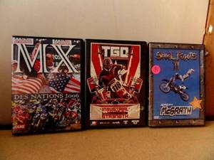 lot 131 image: MOTORCROSS RACING DVD COLLECTION