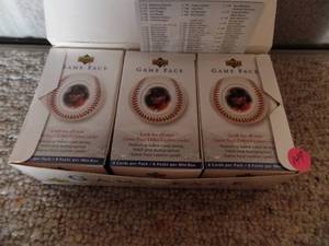 lot 149 image: 2003 UPPER DECK GAME FACE BASEBALL CARDS - UNSEARCHED STORAGE FIND