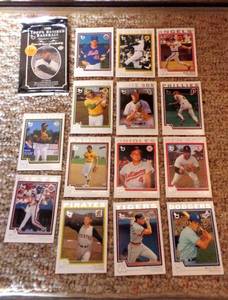 lot 150 image: 2004 TOPPS RETIRED BASEBALL STARS CARD LOT