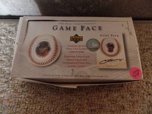 lot 158 image: 2003 UPPER DECK GAME FACE BASEBALL CARDS - UNSEARCHED STORAGE FIND
