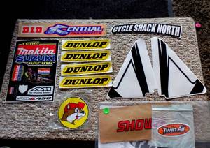 lot 189 image: ASSORTMENT OF RACING DECALS