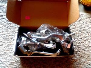 lot 205 image: ASV Inventions BLH01-K Universal Front Brake Lever for HondaYamahaSuzukiKawasaki