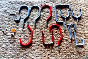 lot 207 image: ASSORTED WALL HANGERS