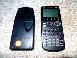 lot 219 image: TEXAS INSTRUMENTS TI-86 GRAPHIC GRAPHING CALCULATOR WITH COVER