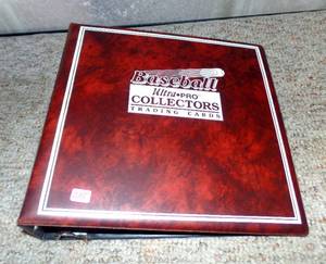 lot 235 image: ULTRA PRO SPORT CARD COLLECTORS BINDER