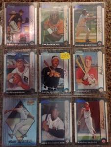 lot 257 image: ASSORTED LOT OF BASEBALL CARDS