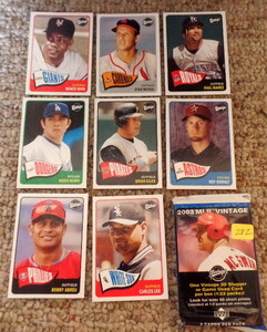 lot 282 image: 2003 BASEBALL CARD LOT