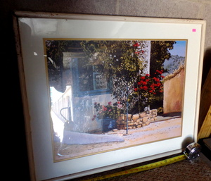 lot 291 image: NICE PRINT - NEEDS REFRAMING