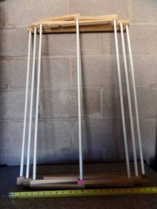 lot 321 image: LARGE PORTABLE DRYING RACK
