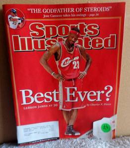 lot 98 image: Sports Illustrated Magazine February 21, 2005 Best Ever Lebron James