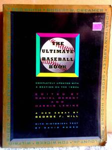 lot 348 image: VINTAGE 1991 THE ULTIMATE BASEBALL BOOK BY DANIEL OKRENT