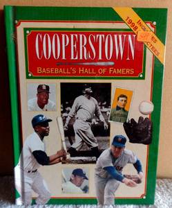 lot 349 image: 1999 COOPERSTOWN BASEBALL HALL OF FAMERS HARDBACK BYPAUL ADOMITES