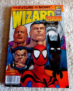 lot 354 image: VINTAGE DECEMBER 1999 WIZARD COMIC GUIDE MAGAZINE COVER 1 THE FUTURE IS NOW