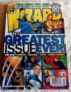 lot 356 image: WIZARD (JUNE 2000) THE GREATEST ISSUE EVER COMIC GUIDE MAGAZINE
