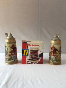 lot 41 image: Budweiser Beer Stines