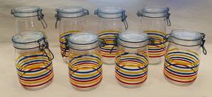 lot 7 image: Glass Canisters