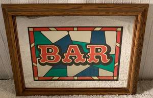 lot 31 image: Bar Mirror