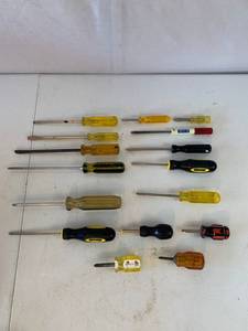 lot 104 image: Flathead and Phillips screwdrivers