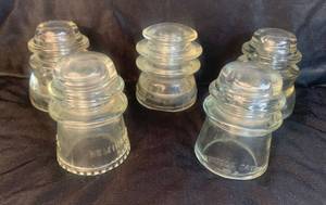 lot 122 image: Glass insulators