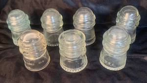 lot 123 image: Glass insulators