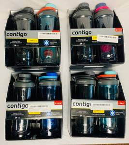 lot 132 image: Contigo shaker bottles