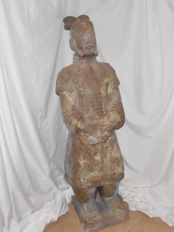 lot 96 image: Chinese terra cotta soldier